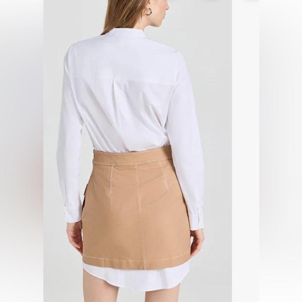 $548 OPULENT & CLASSY VERONICA BEARD Stylish Khaki Dress - investment - Size 12 - Picture 2 of 8